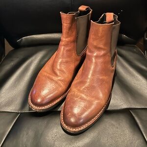 Thursday Brown Leather Boots